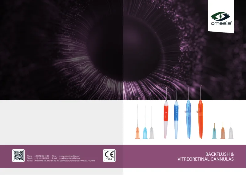 Omesis Backflush ve Vitreoretinal Kanüller — Omesis